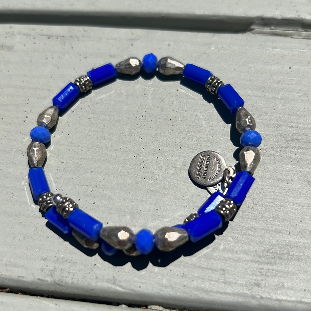Alex and Ani beaded wrap bracelet